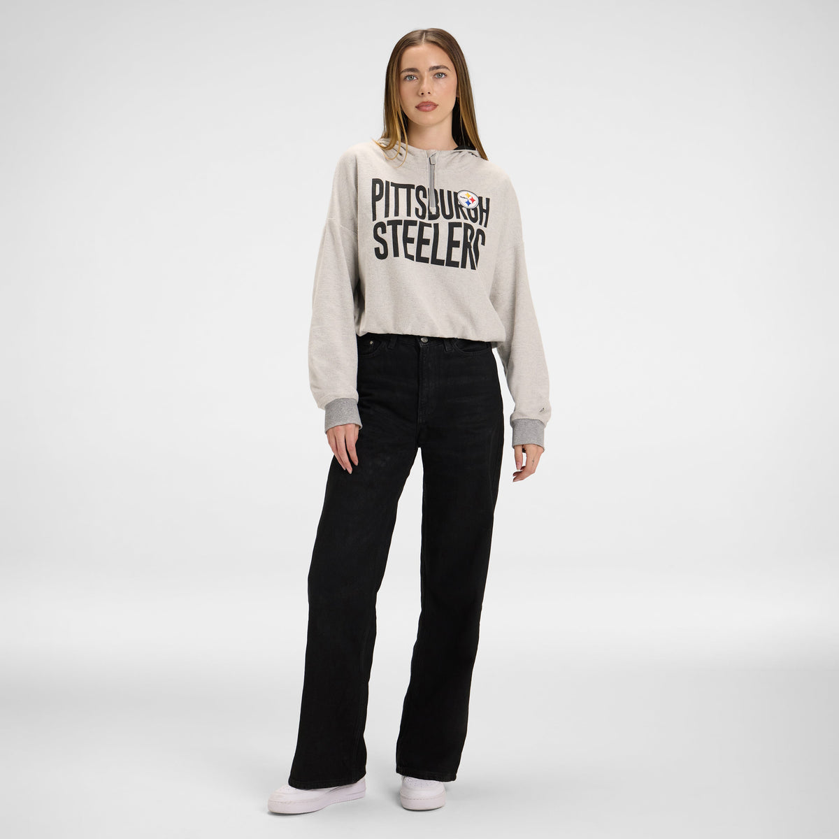 Buffalo Bills Sport Night Heather Gray Women's Hoodie
