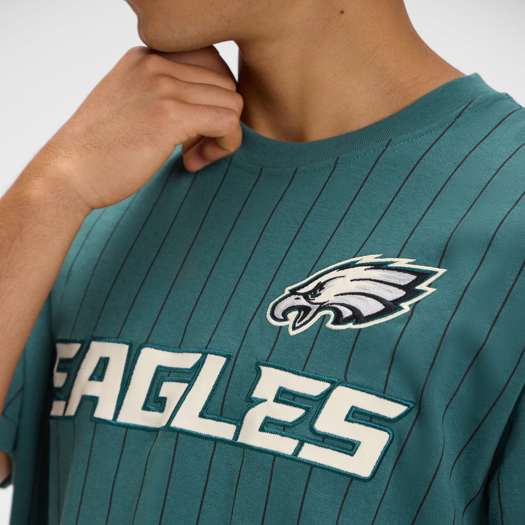 Las Vegas Raiders Throwback Retro Pinstripe T-Shirt