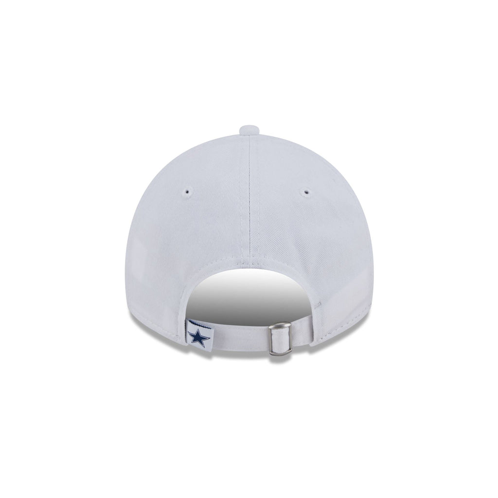 Dallas Cowboys White 9TWENTY Adjustable Hat