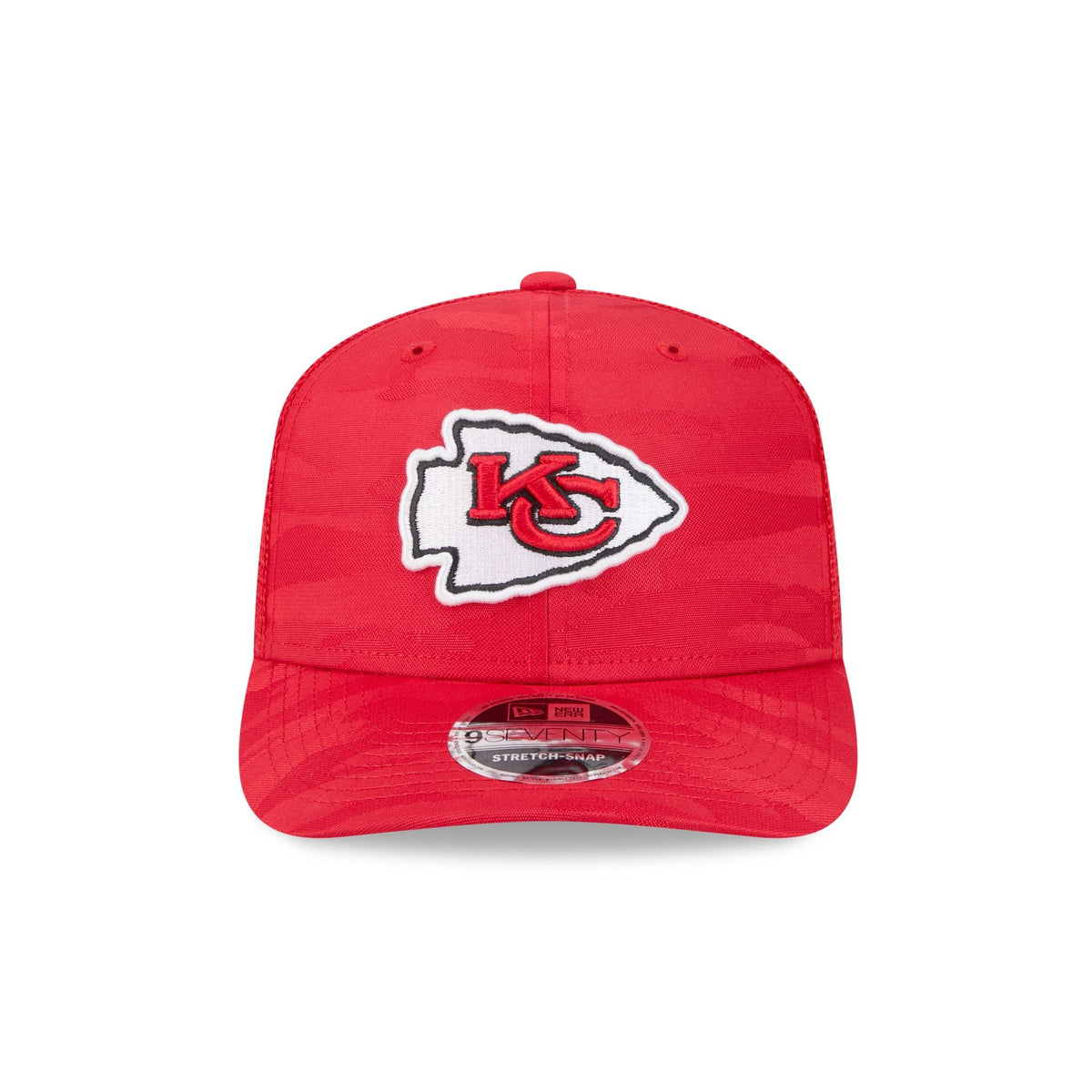 Kansas City Chiefs Camo 9SEVENTY Trucker Stretch-Snap Hat
