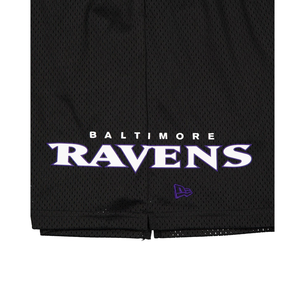 Baltimore Ravens Mesh Black Shorts