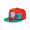 Miami Dolphins Bold Satin 59FIFTY Fitted Hat