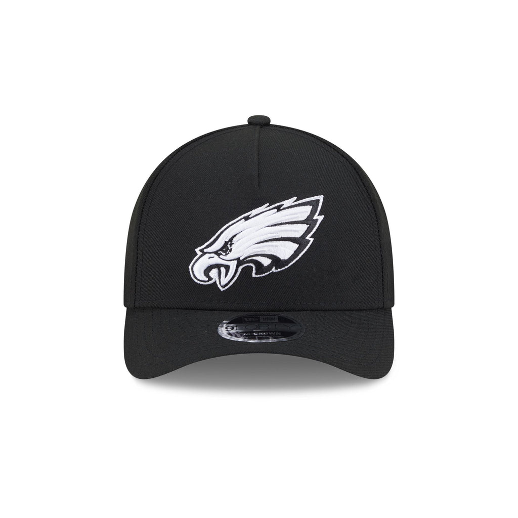 Philadelphia Eagles Black & White 9FORTY M-Crown A-Frame Snapback Hat