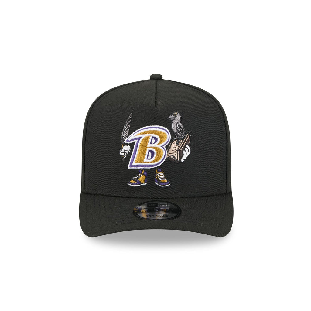 Baltimore Ravens Cartoon 9FIFTY A-Frame Snapback Hat