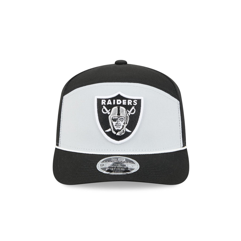 Las Vegas Raiders Split Panel 9SEVENTY Stretch-Snap Hat