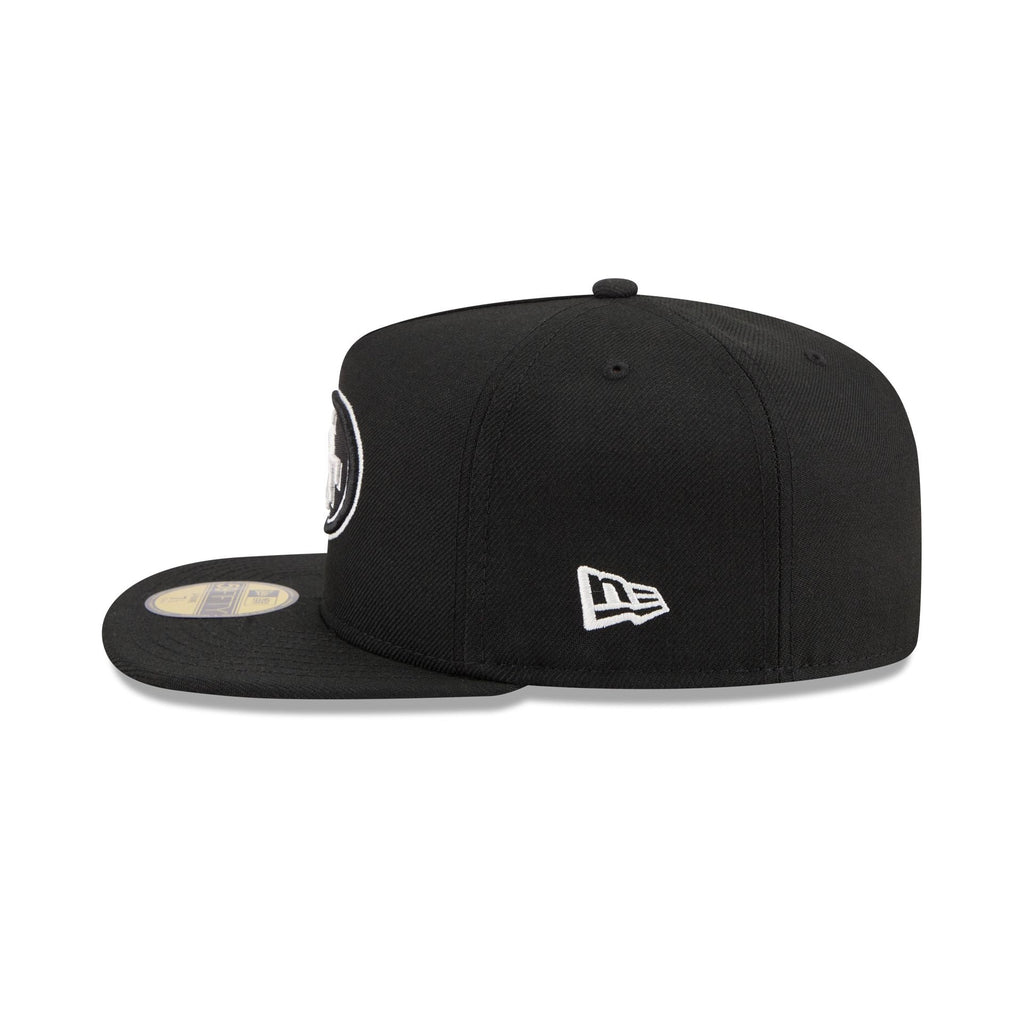 Just Caps Chiseled Logo San Francisco 49ers 59FIFTY A-Frame Fitted Hat