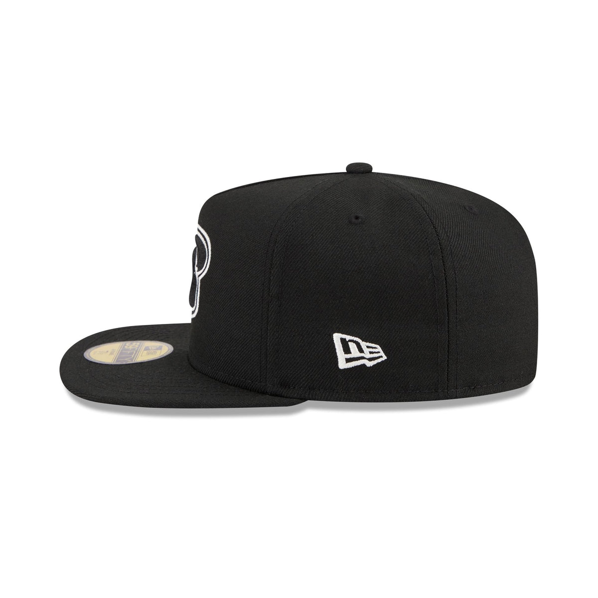 Just Caps Chiseled Logo Baltimore Ravens 59FIFTY A-Frame Fitted Hat
