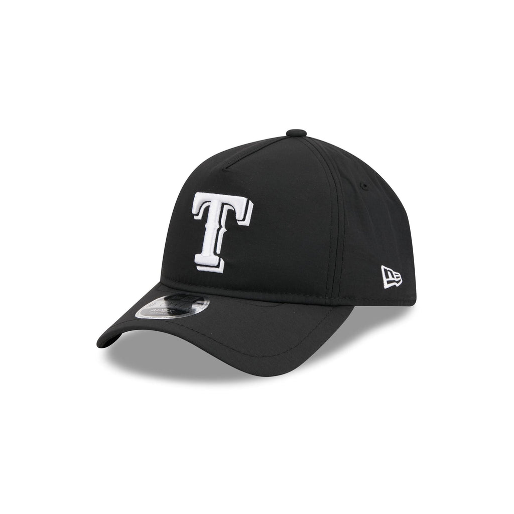 Texas Rangers Black 9FORTY APEX Snapback Hat