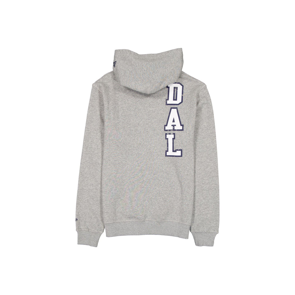 Dallas Cowboys Heather Gray Varsity Hoodie