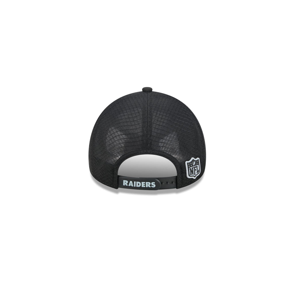 Las Vegas Raiders 2026 Sideline Kids 9FORTY APEX Trucker Hat