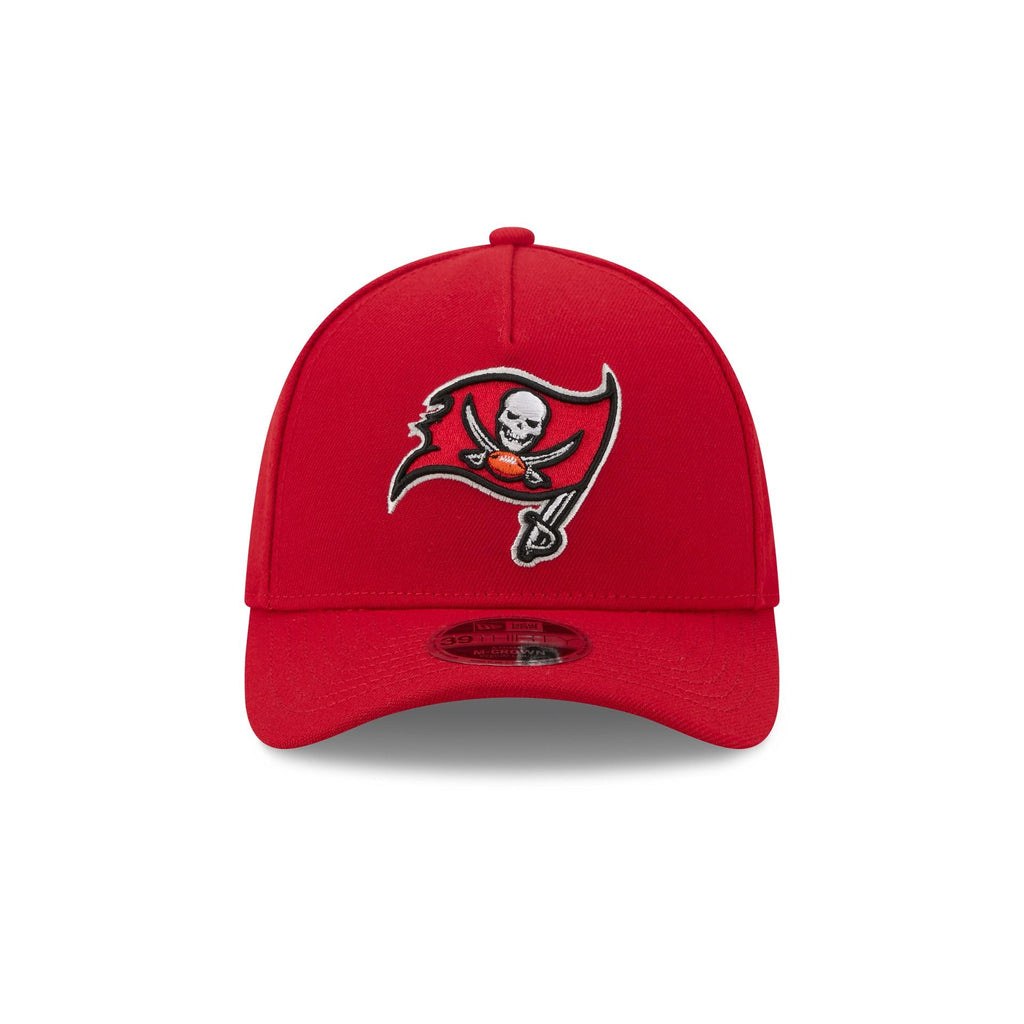 Tampa Bay Buccaneers Poly 39THIRTY M-Crown A-Frame Stretch Fit Hat