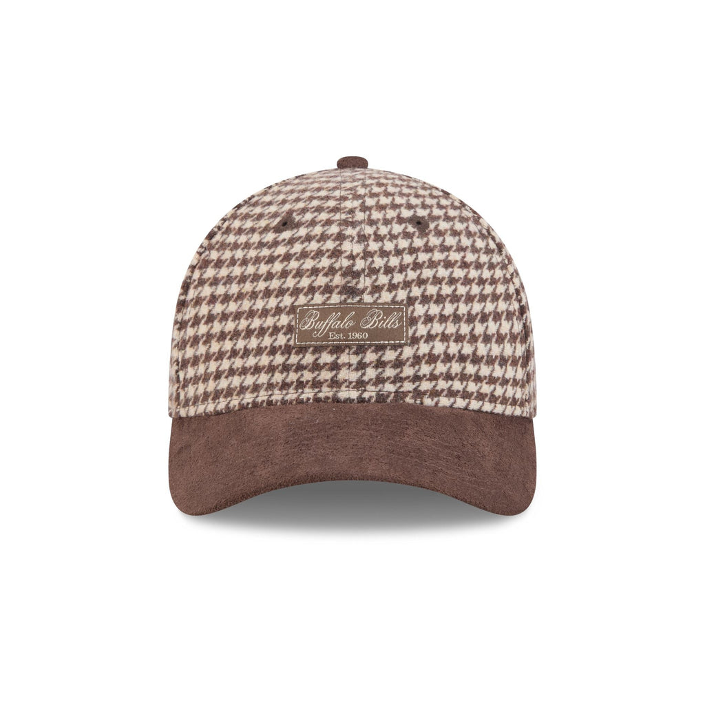 Buffalo Bills Brown Houndstooth Women's 9FORTY M-Crown Adjustable Hat
