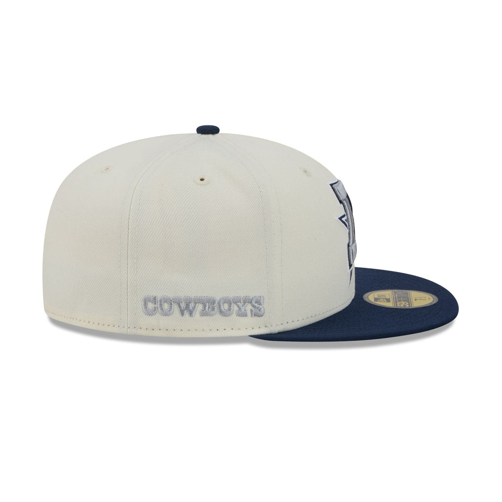 Dallas Cowboys Deceptor Chrome White 59FIFTY Fitted Hat