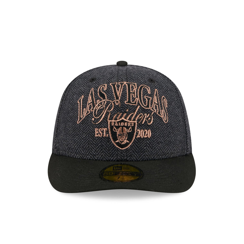 Las Vegas Raiders Black Faux Wool 59FIFTY Fitted Hat