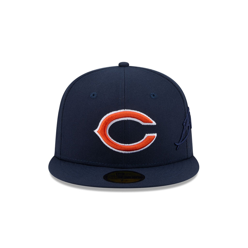 Chicago Bears Side Script 59FIFTY Fitted Hat