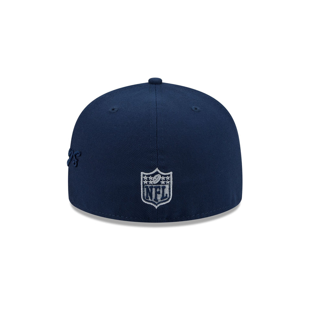 Dallas Cowboys Side Script 59FIFTY Fitted Hat