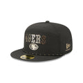 San Francisco 49ers Gold Logo Rope Split Panel 59FIFTY Fitted Hat