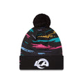 Los Angeles Rams 2026 Crucial Catch Pom Knit Hat