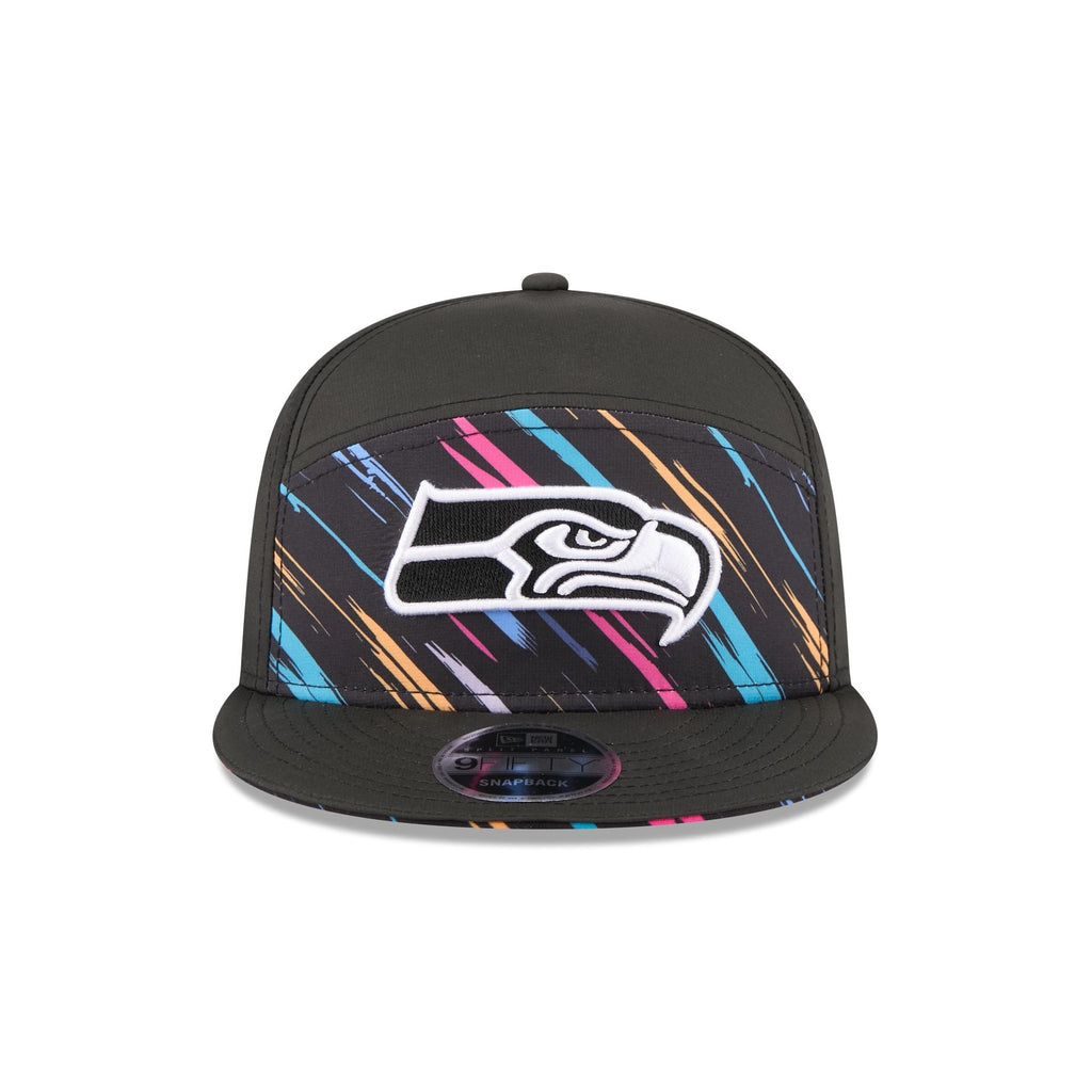 Seattle Seahawks 2026 Crucial Catch Split Panel 9FIFTY Snapback Hat