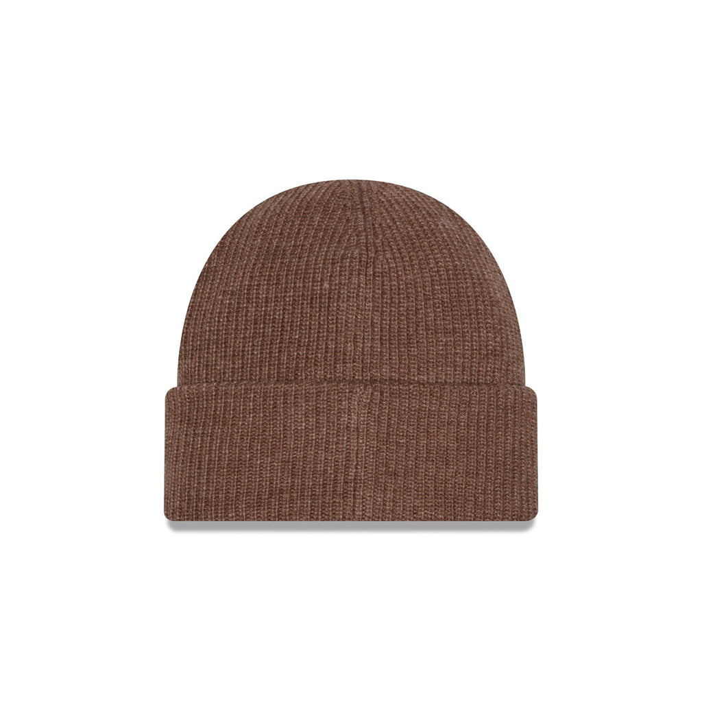 New England Patriots Woolen Tan Short Cuff Knit Beanie Hat
