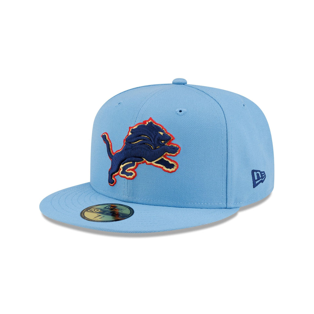 Detroit Lions Red. White & Blue 59FIFTY Fitted Hat